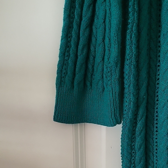 American Eagle Outfitters Sweater Teal Scoop Neck Women’s Size XL - Picture 8 of 10